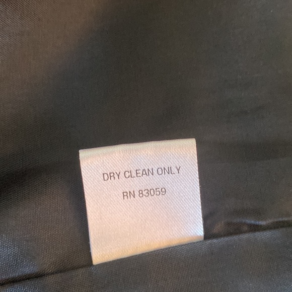 Silky roll collar open front jacket. Size L - Picture 4 of 5